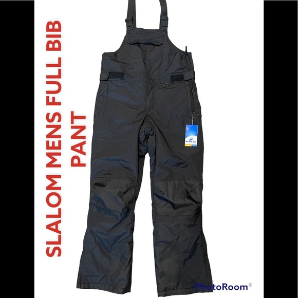 SLALOM Other - SLALOM MENS FULL SKI BIB PANT - NWT